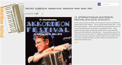 Desktop Screenshot of akkordeonfestival.at