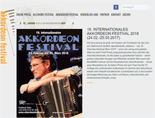 Tablet Screenshot of akkordeonfestival.at