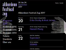 Tablet Screenshot of akkordeonfestival.ch
